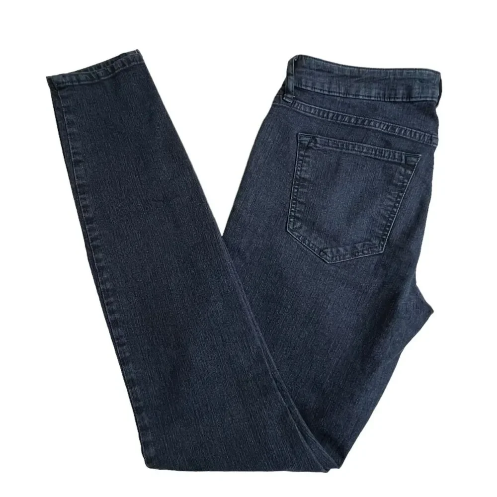 Rich & Skinny Womens Dark Wash Low Rise Skinny Jeans 27